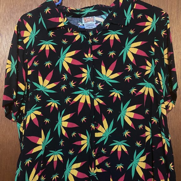 Button Down Crop Top - Picture 1 of 1